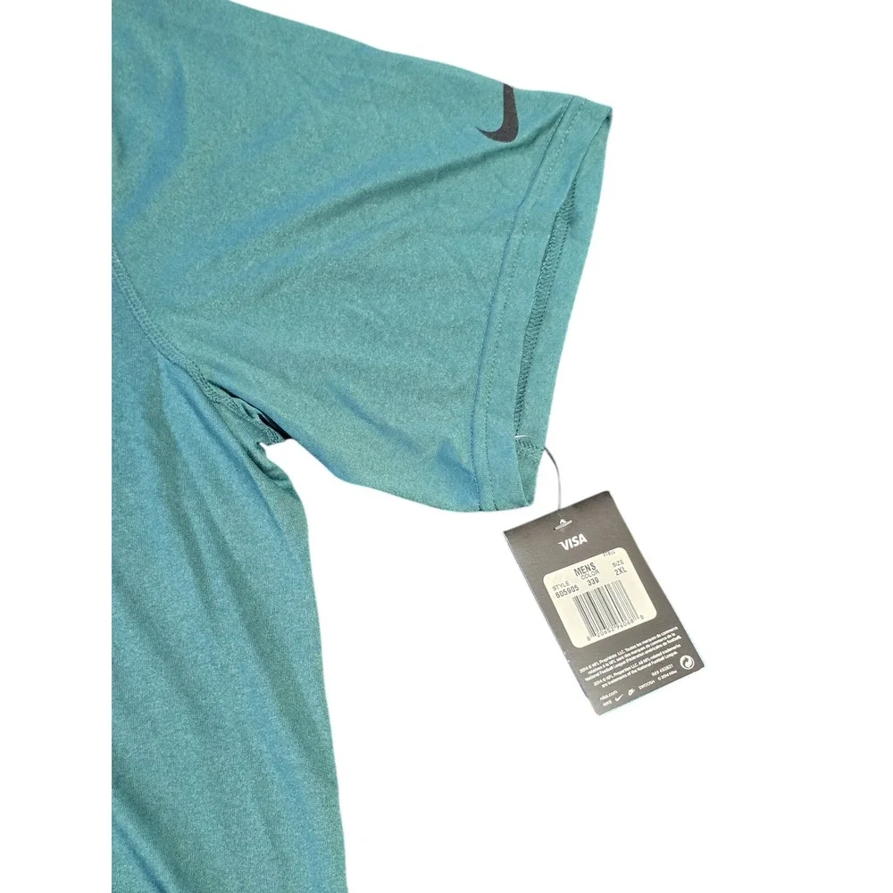 Nike Philadelphia Eagles‎ Dri-FIT Shirt XXL Teal Green Graphic Tee 605905-339